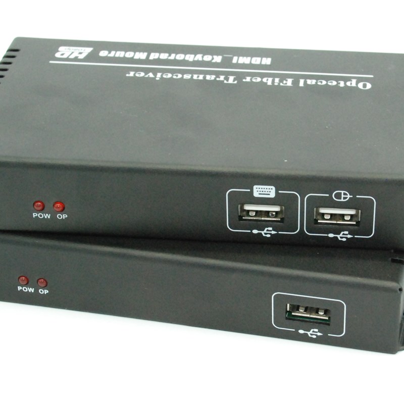 KVM高清光端机 VGA带USB/键盘/鼠标/音频KVM光纤延长器 VGA光端机
