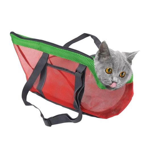 宠物旅行手提包透气宠物网袋猫咪狗狗外出携带包小型犬网格透气包