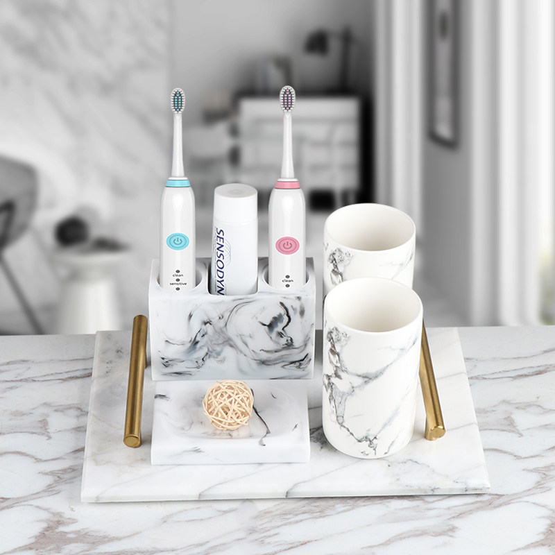 电动牙刷置物架免打孔 卫生间刷牙漱口杯套装 浴室洗漱情侣牙具座,家庭/个人清洁工具,牙刷架/牙具座,淘宝优惠券,粉丝福利购,淘宝优惠卷