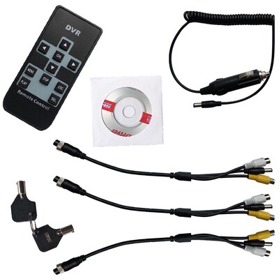 AHD两路錄像機 2路 車載 家用 DVR硬盤錄像機1920*1080P SD卡拍照