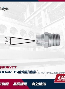 美国 Gardner Denver 1000bar 扇形喷嘴 15度 不锈钢材质