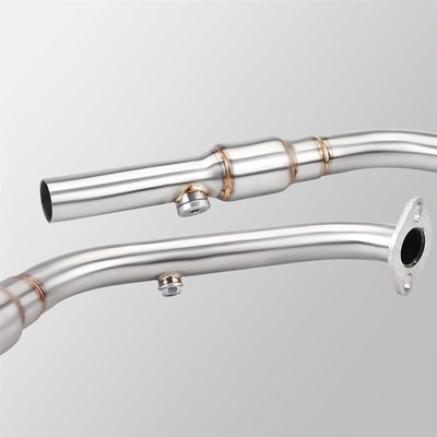 摩托车排气管改装 适用MT15/R15 4V双氧口不锈钢前段 2017-2024年