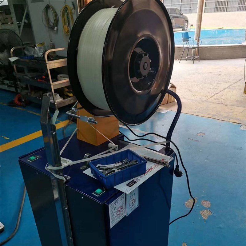 穿剑式PP带打包机 移动式栈重货捆包机 纸箱卡板打包捆扎封箱设备