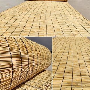 草席窗帘遮阳竹帘门帘草帘装饰卷帘复古隔断芦苇帘苇帘子遮光阳台