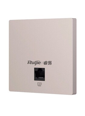 锐捷(Ruijie)双频千兆无线AP RG-EAP102面板AP 白色 金色等可选
