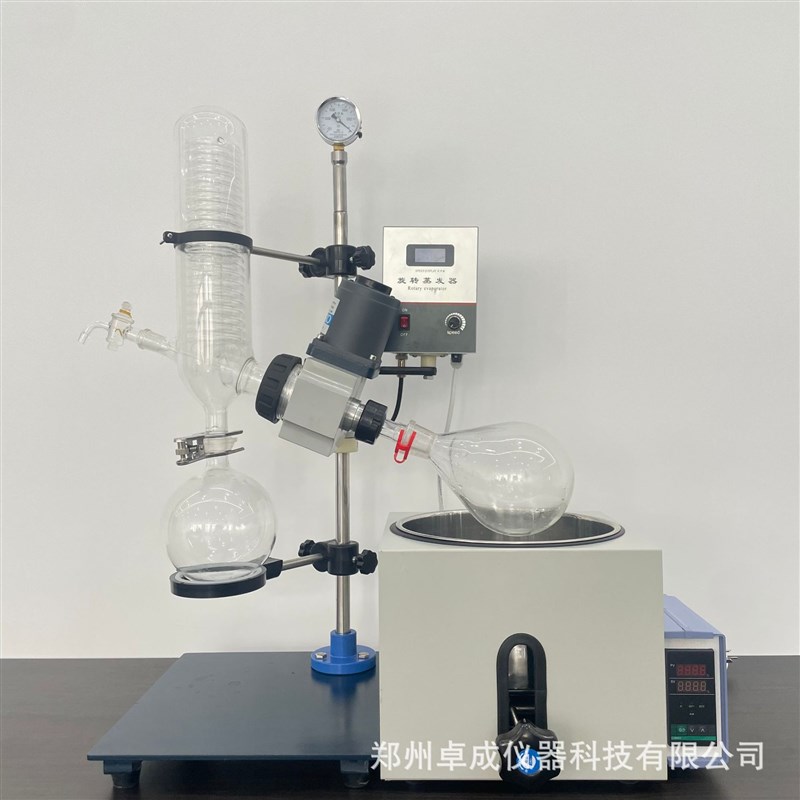 台式旋转蒸发仪 1L/2L实验室旋转蒸发器 手动升降旋蒸仪
