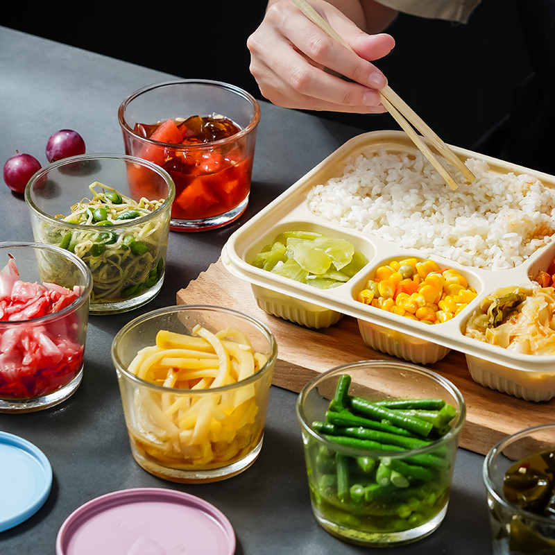 玻璃密封罐咸菜保鲜盒上班族饭盒小菜下饭菜榨菜泡菜收纳储物罐子