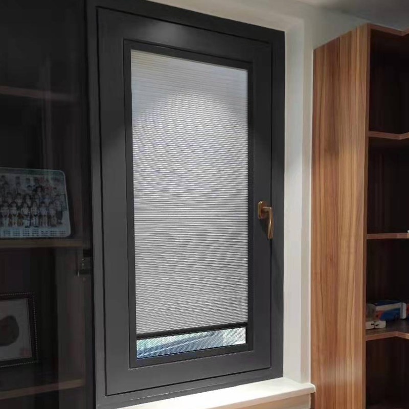 拜思内开窗帘壁虎帘超薄蜂巢帘厨房卫生间浴室遮光防水窗帘内倒窗