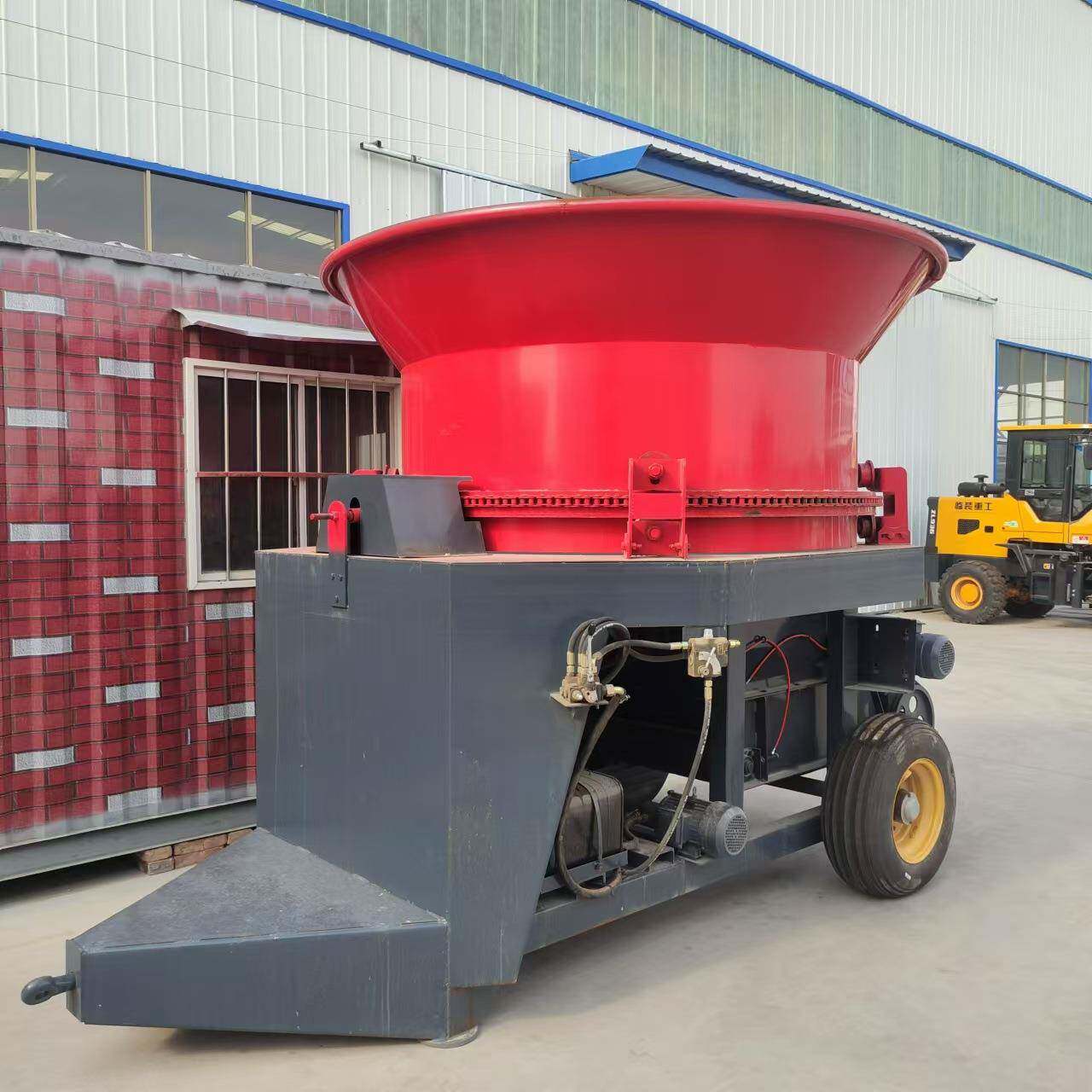 全自动成捆稻草粉碎机玉米秸秆草捆粉碎机圆盘式秸秆粉碎机