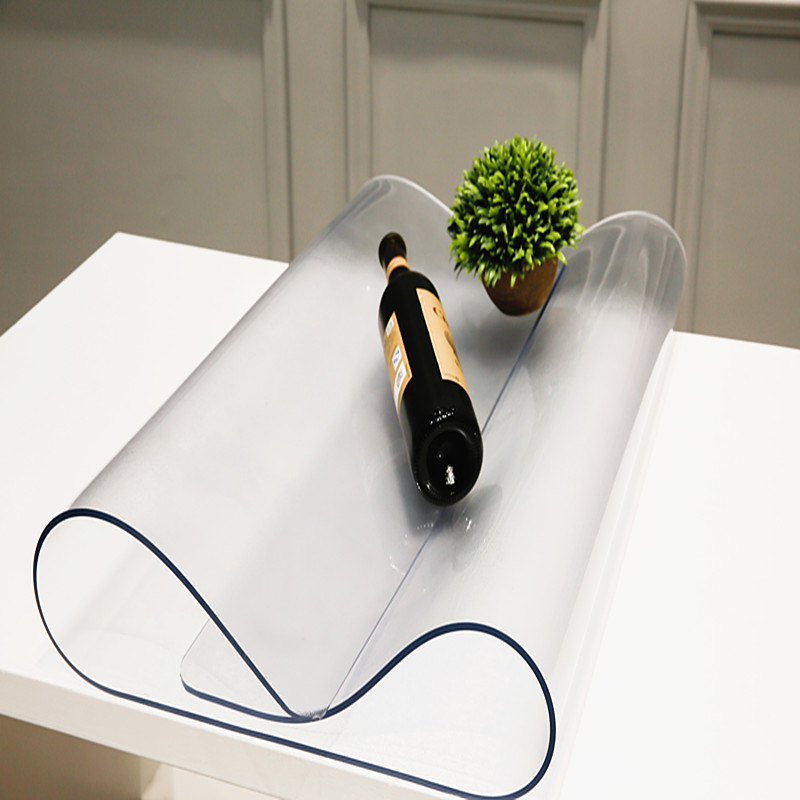 餐桌布软质PVC软玻璃防水防烫塑料台布桌垫茶几垫透明加厚水晶板