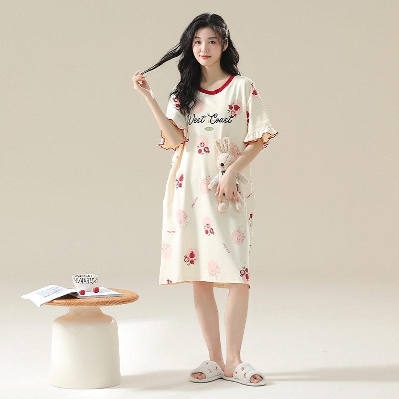 睡衣女士夏季速卖通全纯