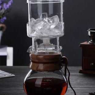 冰滴咖啡壶家用滴漏式 耐高温手工一体式 冰酿玻璃咖啡壶分享冷萃壶