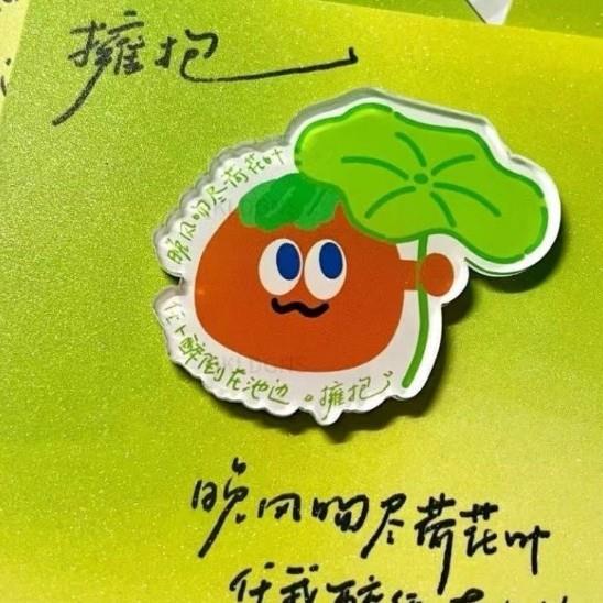 小红书同款五月天周边MDHZ物料亚克力互黑磁吸式冰箱贴家居装饰品