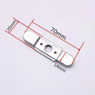窗户拨叉铝合金外平开铝杆连接五金锁断桥门窗锁五金配件侧面锁芯