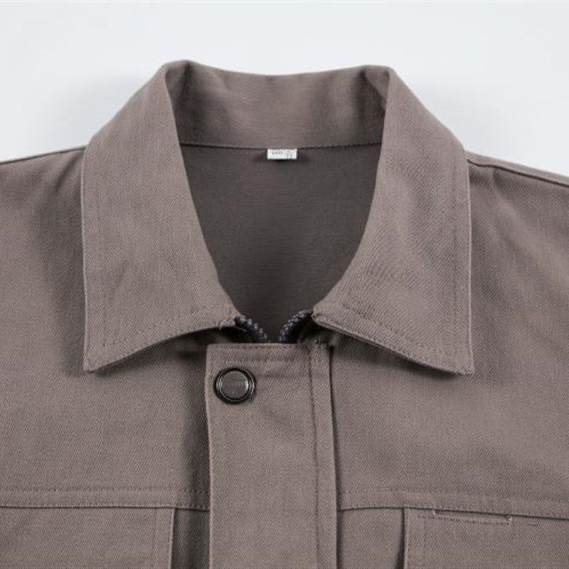 工装制服 工作服男春秋套装劳保工程服长袖工作制服长袖印字