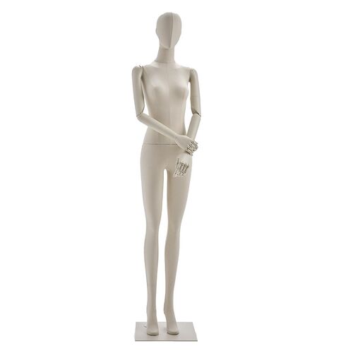 服装店模特道具女橱窗展示架子韩版假人偶台体平肩全身女模特