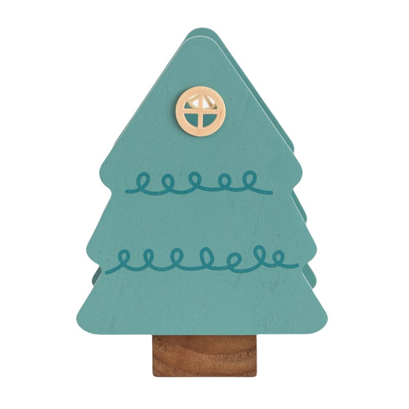 阿楹 高颜值ins风圣诞树笔筒艺术感化妆刷男女孩儿童学习桌收纳盒