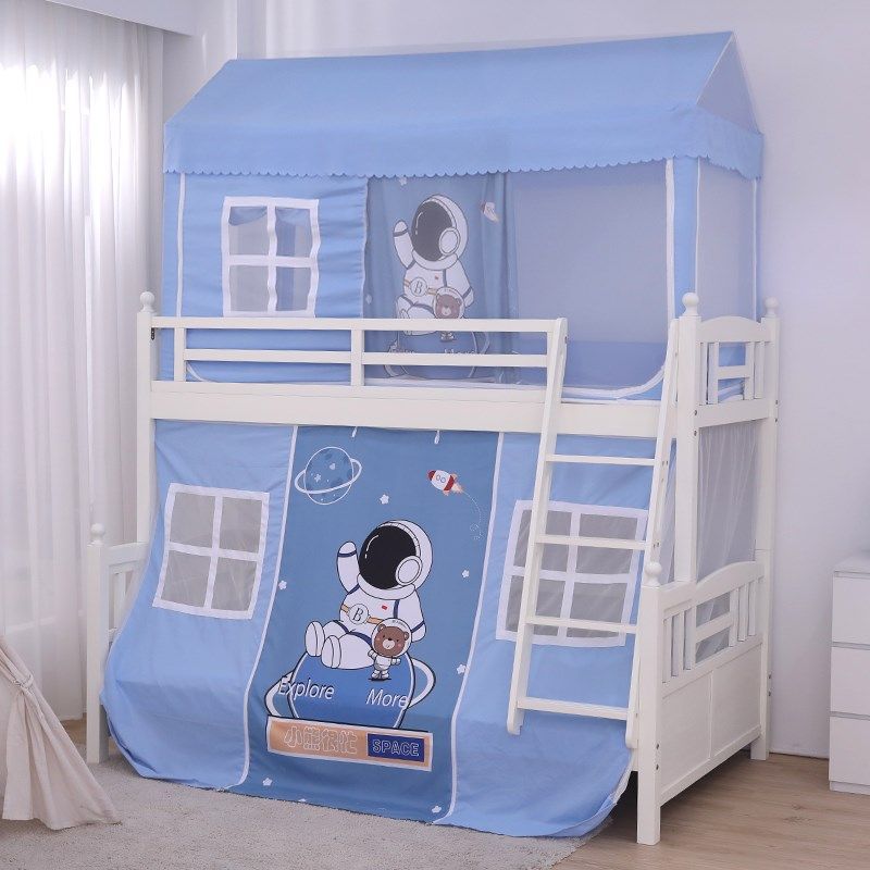 儿童上下床魔术贴蚊帐家用高级双层上下床高低床子母床1.2米1.5m,床上用品,蚊帐,淘宝优惠券,粉丝福利购,淘宝优惠卷