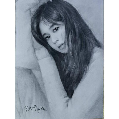 加急特急素h描肖像画定制素描人物画照片转手绘