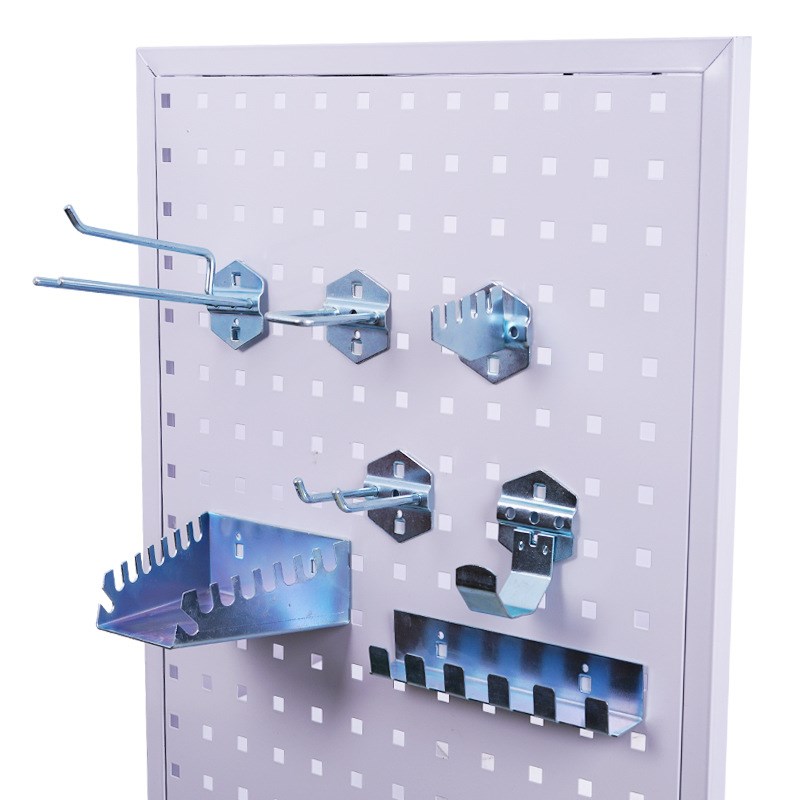 金属洞洞板展示架五金工具挂板挂钩厨房墙壁挂架方孔挂板墙置物架