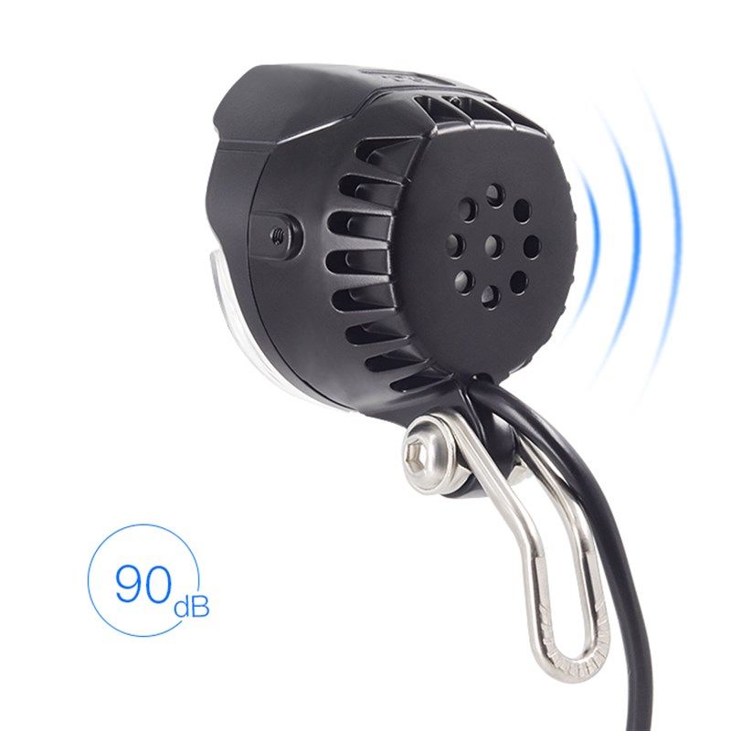 代驾车灯LED电动自行车灯前灯车把安装 12V 36V 48V单车灯带喇叭