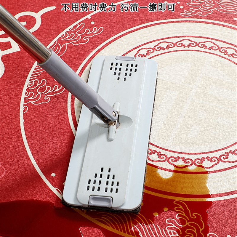 地垫入户门垫pvc可擦免洗新中式红色进门门口皮革脚垫可裁剪地毯