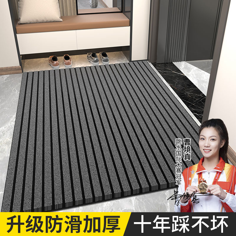 入户门地垫2024新款玄关免洗脚垫高级感可裁剪进门耐脏免打理门垫