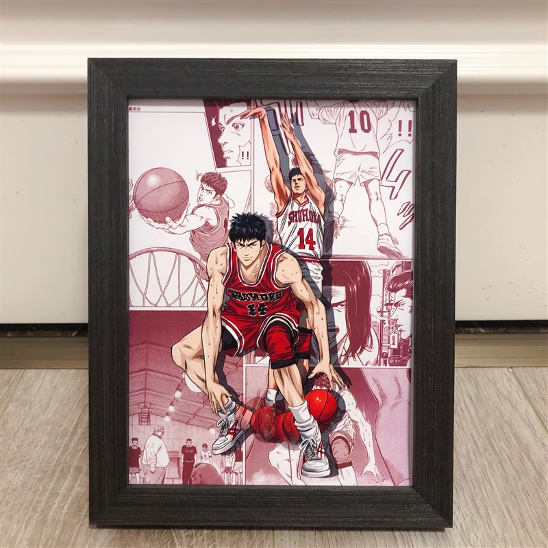 【咪酱三井寿合集】灌篮高手咪酱办公桌卧室摆台相框海报挂画纪念