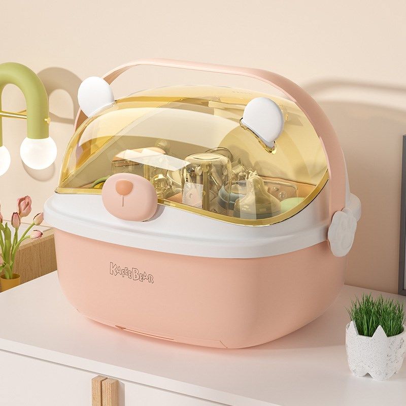 防尘奶瓶收纳盒沥水架外出宝宝餐具柜婴儿专用辅食工具碗筷收纳箱,婴童用品,奶瓶储存盒/奶瓶盒,淘宝优惠券,粉丝福利购,淘宝优惠卷