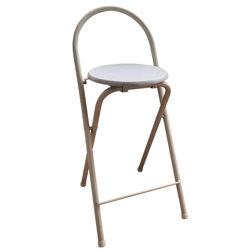 可折叠椅家用吧台椅子简易高脚椅吧椅钓鱼靠背椅圆椅餐椅高脚凳