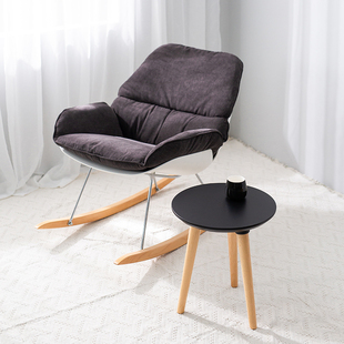 设计休闲懒人阳台成人靠背沙发椅躺椅 北欧简约创意时尚 森川 摇椅