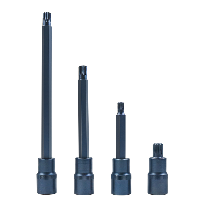 12角梅花批头m10花键扳手套筒头六角旋具套装内12花角m14花型工具