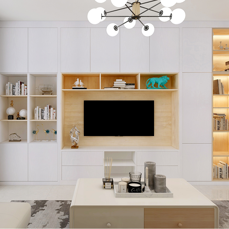 纯白色加厚3D木纹贴纸自粘仿木家具翻新桌面防水衣柜门柜子贴纸