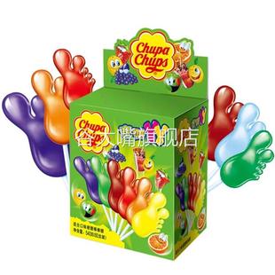 珍宝珠奇胜丫丫棒棒糖60支540g/盒脚丫糖混合口味儿童零食120支桶