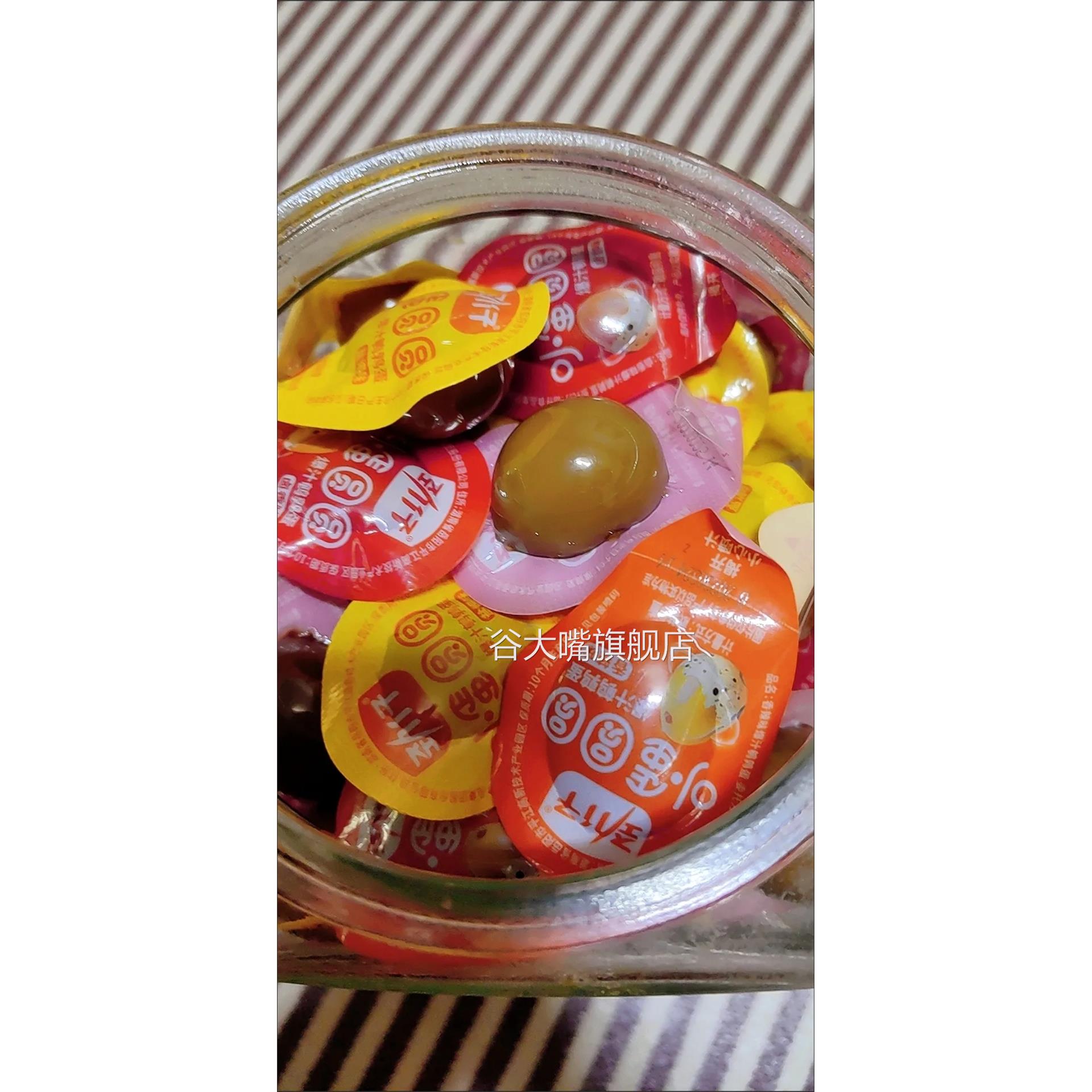 劲仔爆汁鹌鹑蛋无壳卤蛋零食休闲小吃即食香辣盐焗熟铁蛋小包便宜