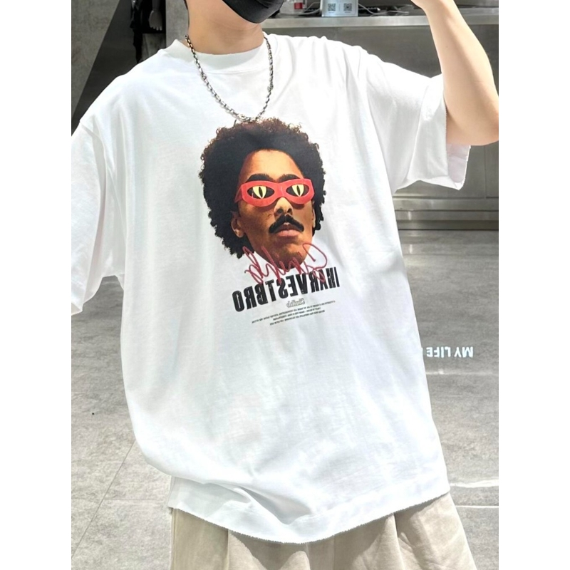 时尚创意搞怪潮流人物印花T恤