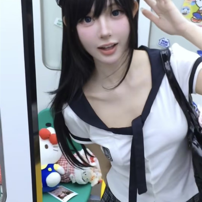 甜美减龄~日系蝴蝶结水手帽可爱少女拍照cosJK制服护士礼帽海军帽