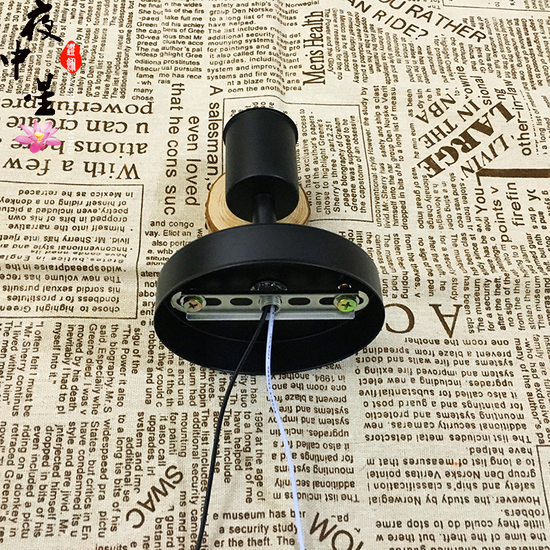 简约创意E27带直杆灯座耐高温陶瓷螺口灯头直管灯饰灯具配件DIY