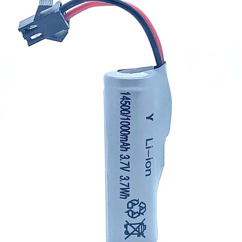 大容量3.7V1450018650充电锂电池遥控车泡泡机软弹枪挖掘机充电器