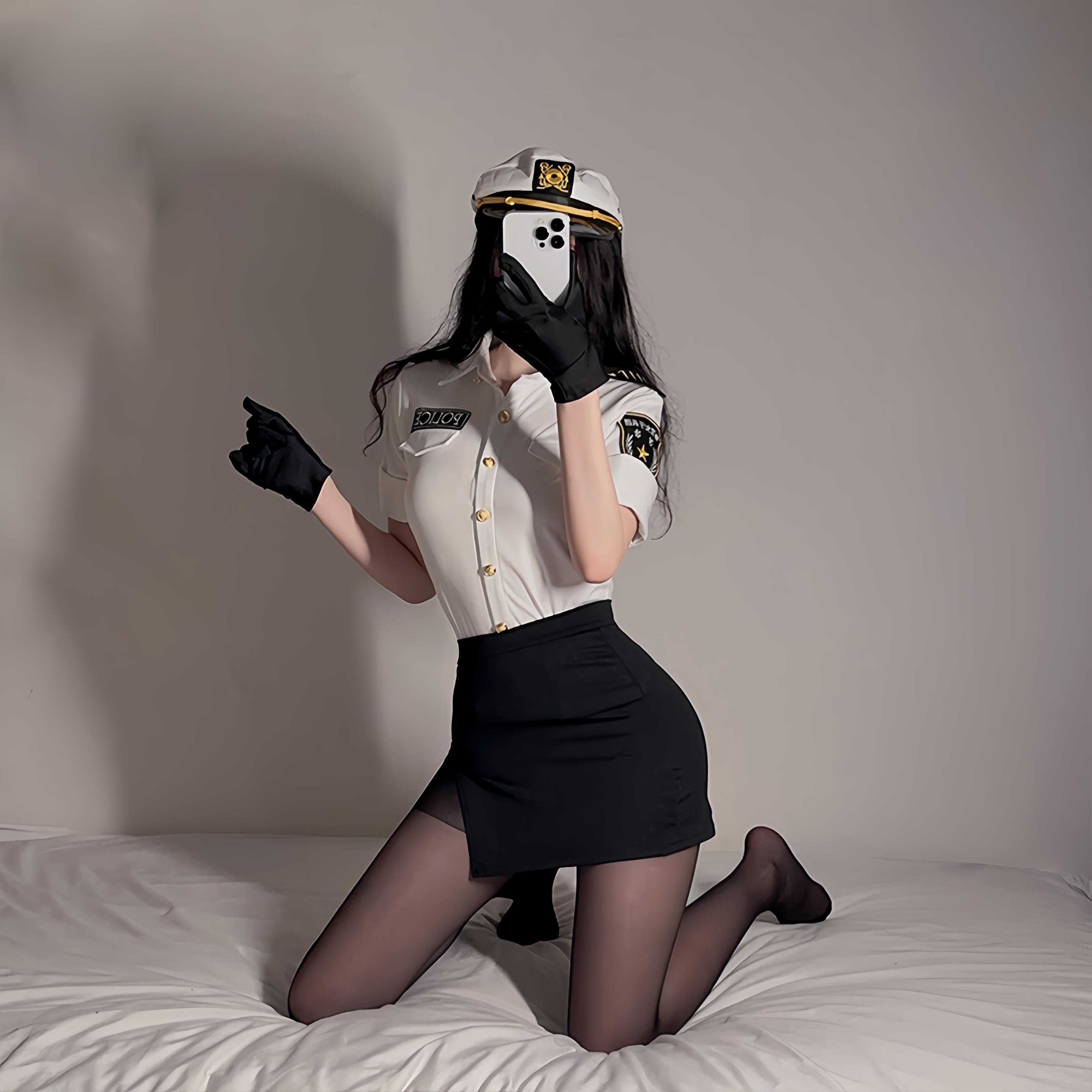 网红性感机长空姐制服套装纯欲主播变装女警cos服情绪角色扮演女