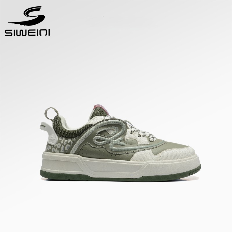 思威琪2025新款板鞋女2025春季学生运动跑步鞋休闲鞋厚底增