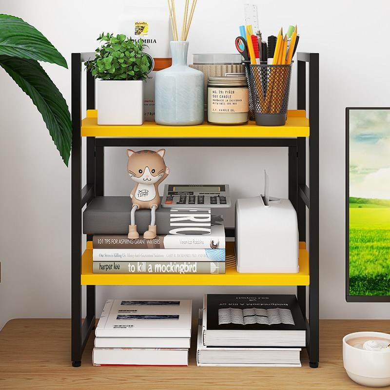 桌面手办书架铁艺台面储物置物架办公室多层整理架书桌上收纳架子,收纳整理,书桌收纳置物架,淘宝优惠券,粉丝福利购,淘宝优惠卷