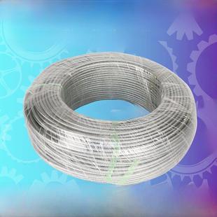 磨床钢丝绳无磁手摇晾衣绳耐磨皮包塑料4mm 1卷100m米