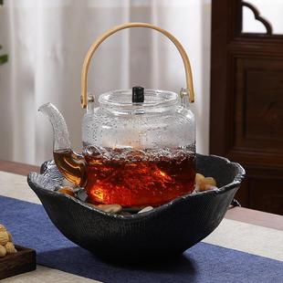 耐高温炉 家用电陶炉智能温控炉陶瓷煮茶器围炉煮茶炉玻璃茶壶套装