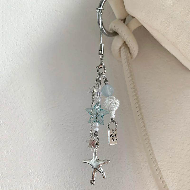 手机挂件女精致高级感耐用手机链【大海的礼物】海星ccd挂绳手作串珠自制少女心ins手机链咕本挂件,3C数码配件,手机挂件/手机链,淘宝优惠券,粉丝福利购,淘宝优惠卷