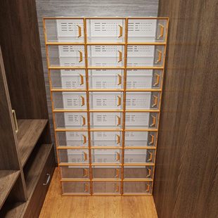 收纳家用鞋 抽屉式 子收纳神器鞋 折叠省空间透明收纳盒塑料鞋 盒 架鞋