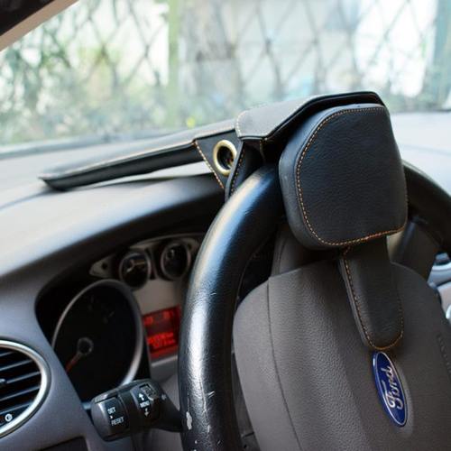 汽车方向盘锁防盗锁小汽车锁具车头把锁方向盘叶片防钻锁防盗芯