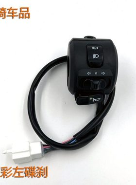 适用赛鸽电动车乐彩组合开关变速转把喇叭修复大灯油门把手加速把