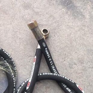 时风农用三轮车自卸油管配件 时风三轮自卸泵到油缸管子 自卸油顶