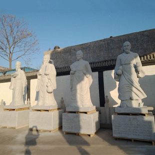 石雕名医雕像孙思邈王神医人物雕塑花岗岩李时珍华佗张仲景人物